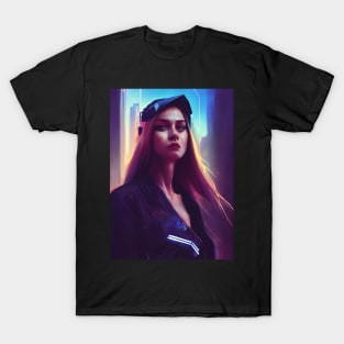 Cyberpunk Woman T-Shirt